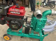 Máy bơm hút bùn công nghiệp chạy xăng 13HP